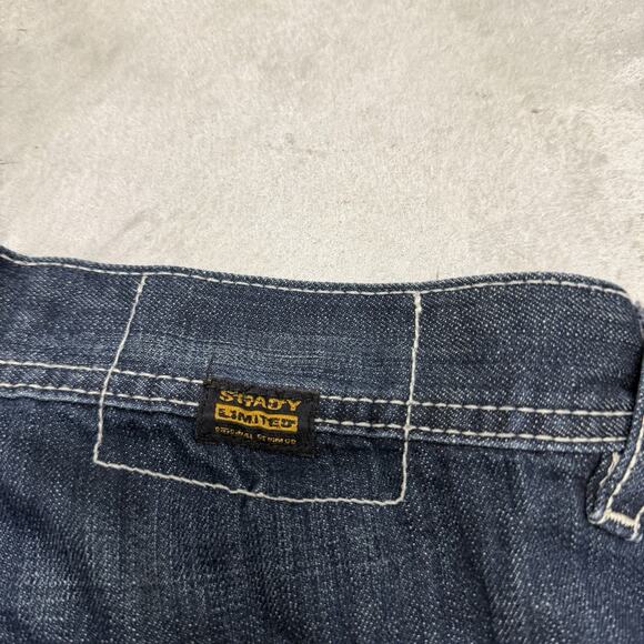 Shady LTD Jeans Men’s 32x30 Baggy Y2K Streetwear Hip Hop 90s Embroidered T643 - Picture 7 of 9